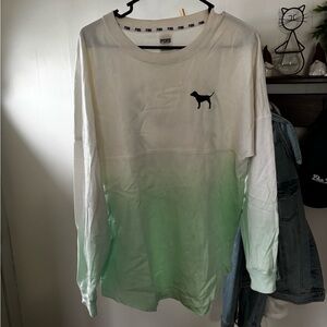 Victoria's Secret PINK Ombre Long Sleeve Shirt